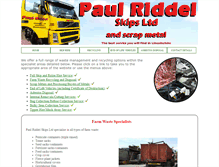 Tablet Screenshot of paulriddelskipsltd.co.uk